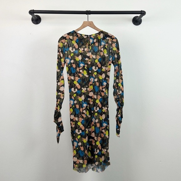 NWT Ted Baker Ttinna Ruched Printed Mini Dress - Picture 9 of 10